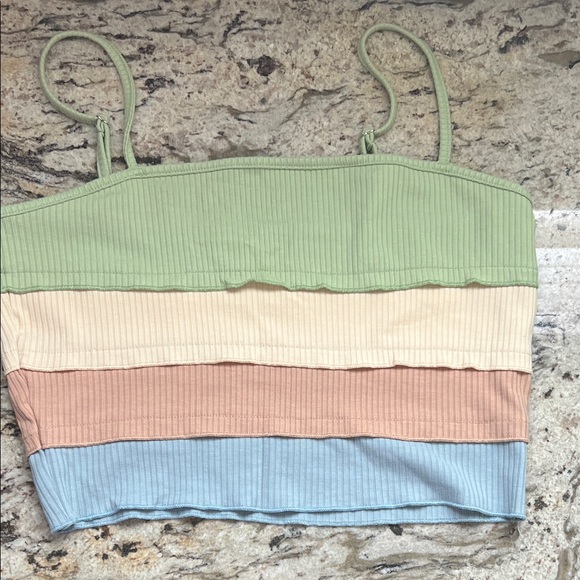 Le Lis Pastel Striped Camisole - Picture 1 of 3
